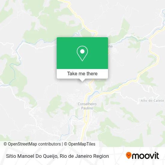 Sítio Manoel Do Queijo map