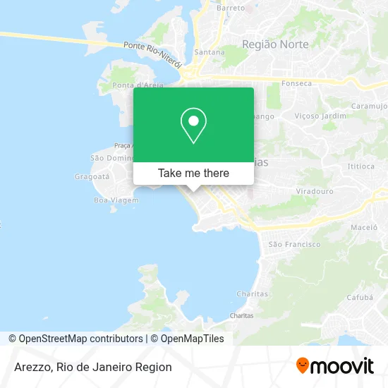 Arezzo map