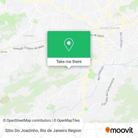 Sitio Do Joazinho map