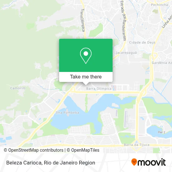 Beleza Carioca map