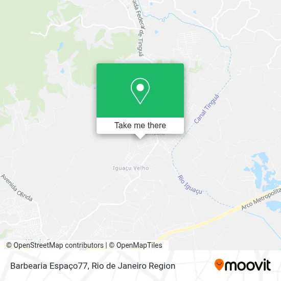 Barbearia Espaço77 map