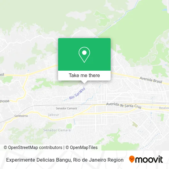 Experimente Delicias Bangu map