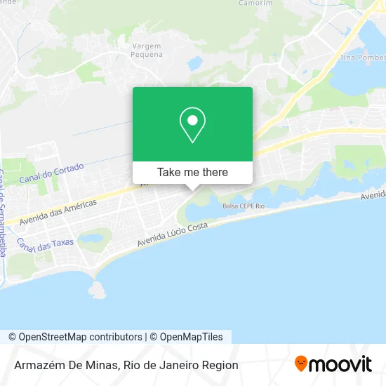 Armazém De Minas map