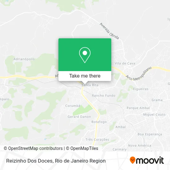 Reizinho Dos Doces map