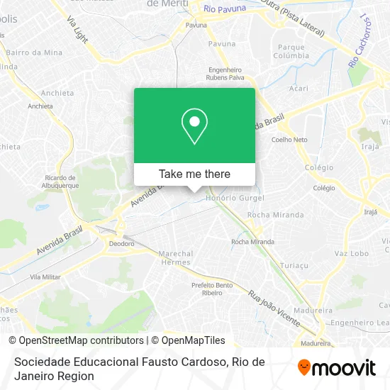Sociedade Educacional Fausto Cardoso map