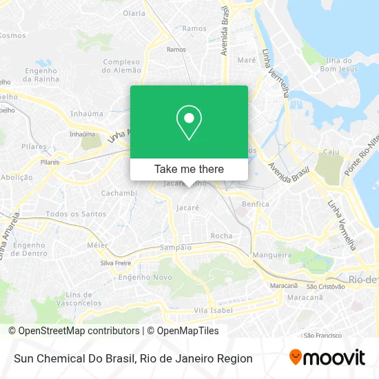 Sun Chemical Do Brasil map