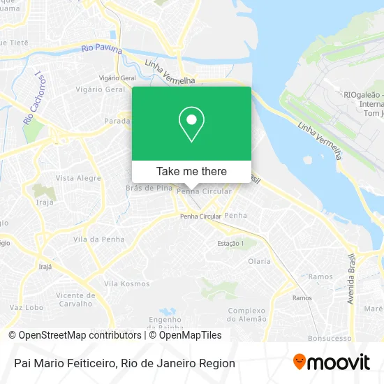 Pai Mario Feiticeiro map