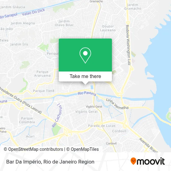 Bar Da Império map