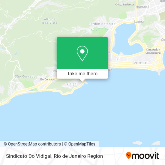 Sindicato Do Vidigal map