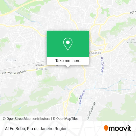 Aí Eu Bebo map