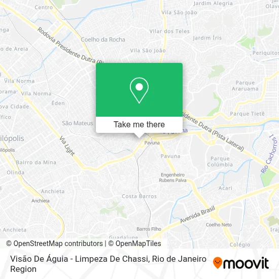 Visão De Águia - Limpeza De Chassi map
