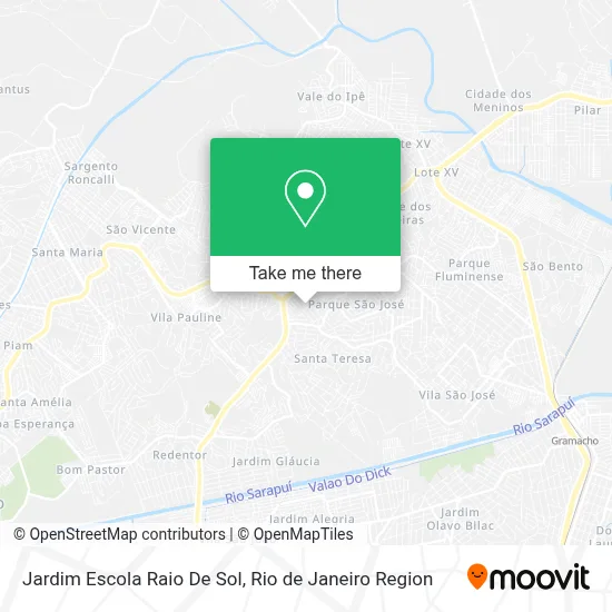 Jardim Escola Raio De Sol map
