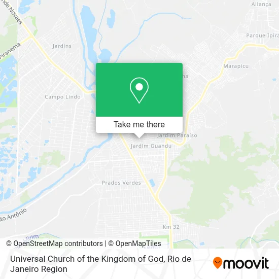 Igreja Universal Do Reino De Deus map