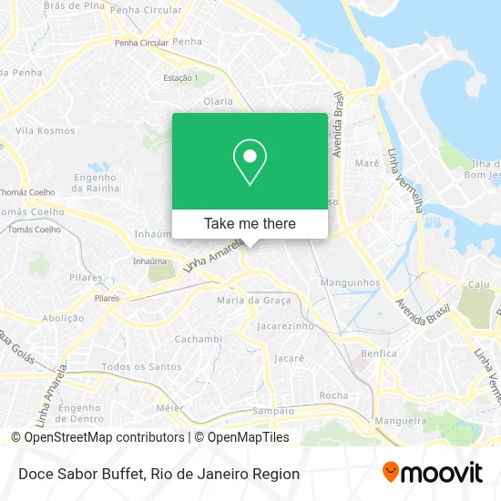 Doce Sabor Buffet map