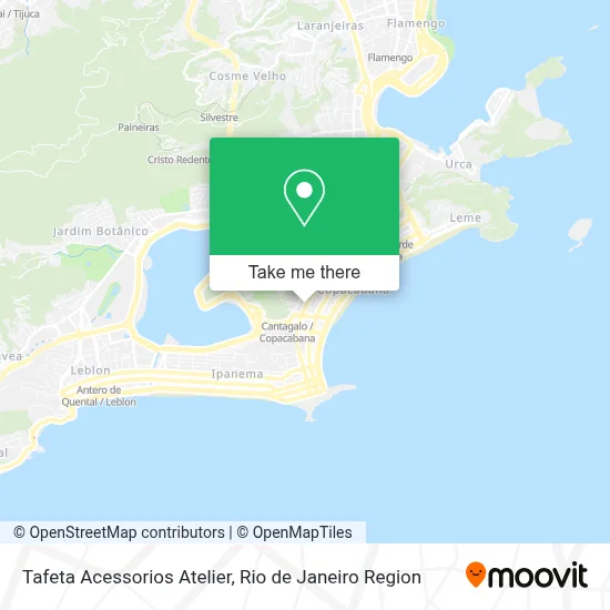 Tafeta Acessorios Atelier map