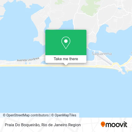 Praia Do Boqueirão map