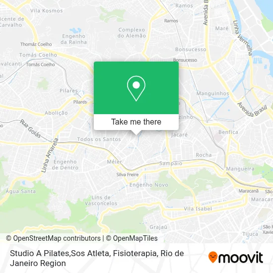 Studio A Pilates,Sos Atleta, Fisioterapia map