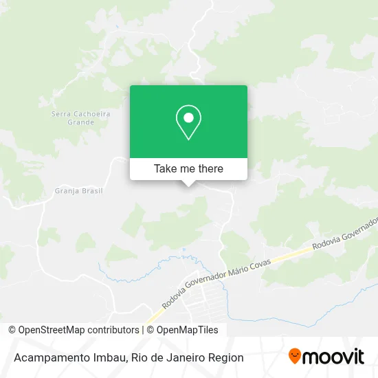 Acampamento Imbau map