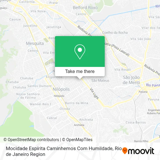 Mocidade Espírita Caminhemos Com Humildade map