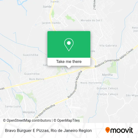 Bravo Burguer E Pizzas map
