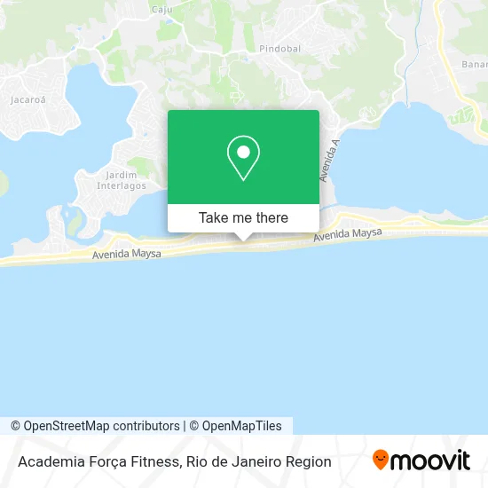 Academia Força Fitness map