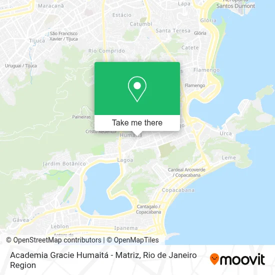 Academia Gracie Humaitá - Matriz map