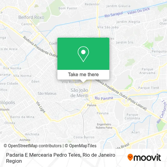 Padaria E Mercearia Pedro Teles map