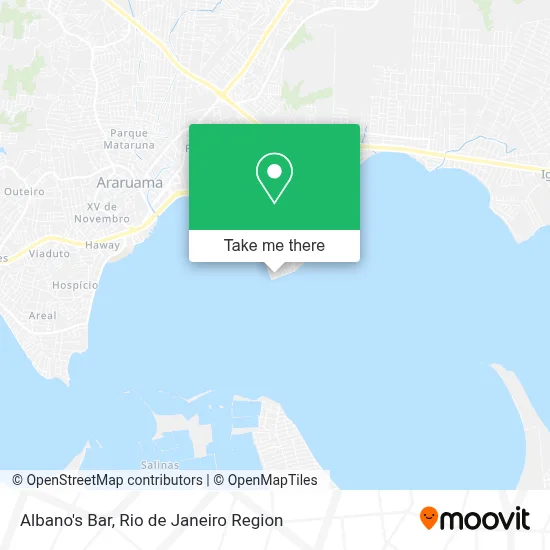 Albano's Bar map