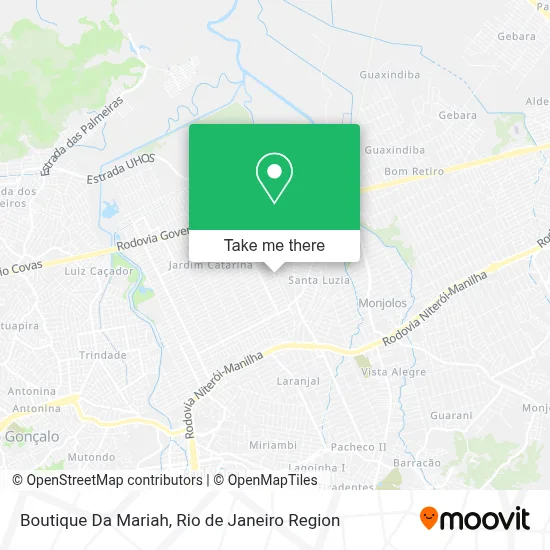 Boutique Da Mariah map