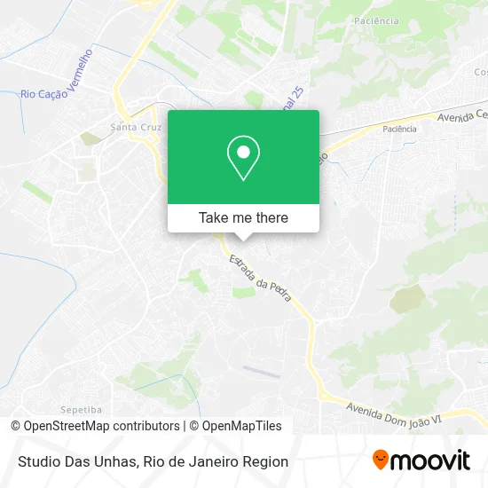 Studio Das Unhas map