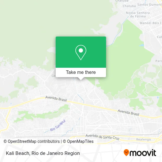 Kali Beach map