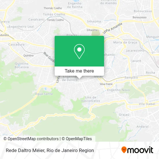 Rede Daltro Méier map