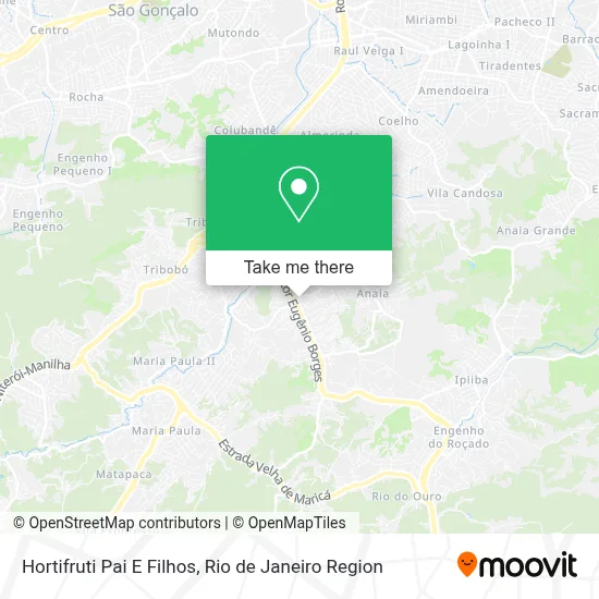 Hortifruti Pai E Filhos map