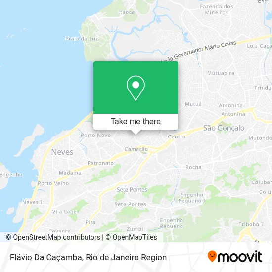 Flávio Da Caçamba map
