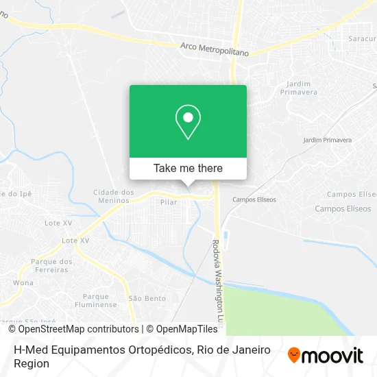 H-Med Equipamentos Ortopédicos map