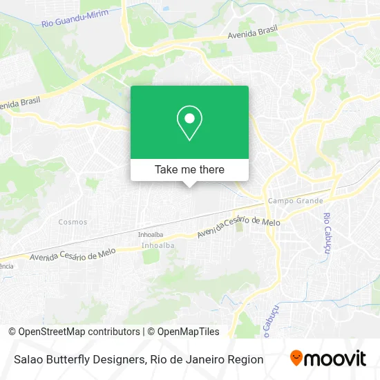 Salao Butterfly Designers map