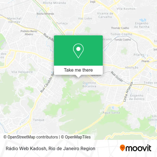 Rádio Web Kadosh map