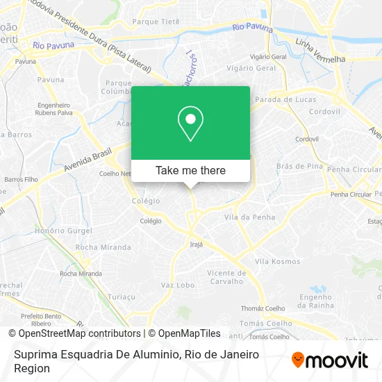 Suprima Esquadria De Aluminio map