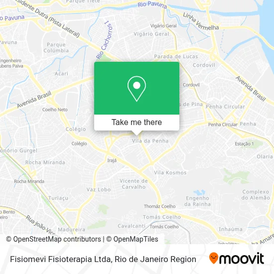 Fisiomevi Fisioterapia Ltda map