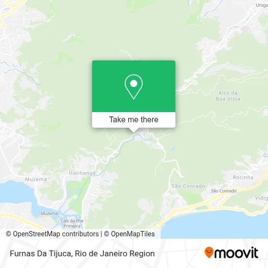 Furnas Da Tijuca map