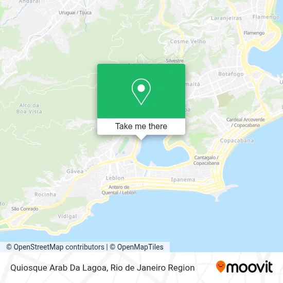 Quiosque Arab Da Lagoa map