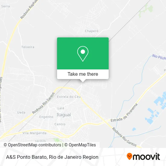 A&S Ponto Barato map