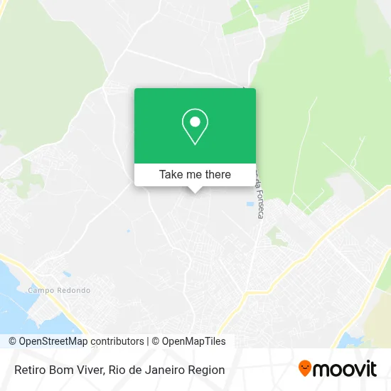 Retiro Bom Viver map