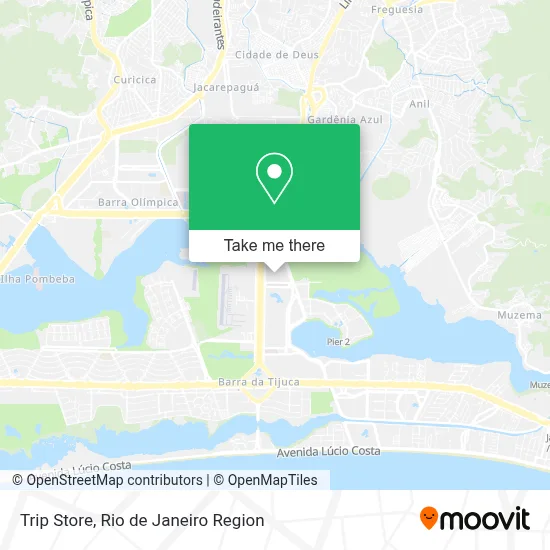 Trip Store map