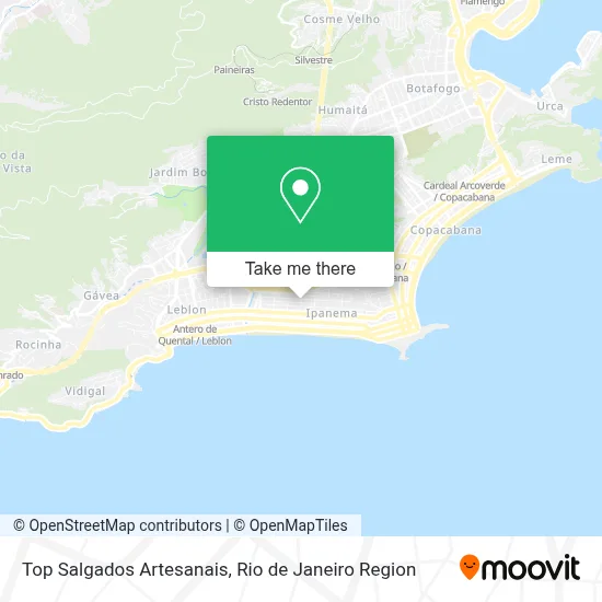 Top Salgados Artesanais map