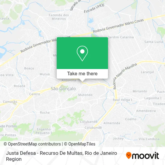 Justa Defesa - Recurso De Multas map
