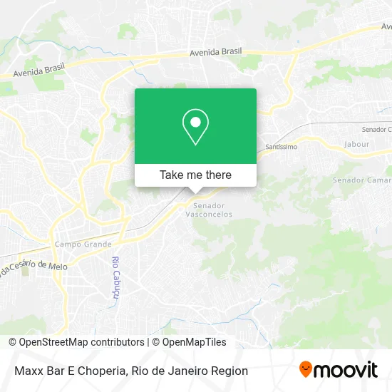 Maxx Bar E Choperia map