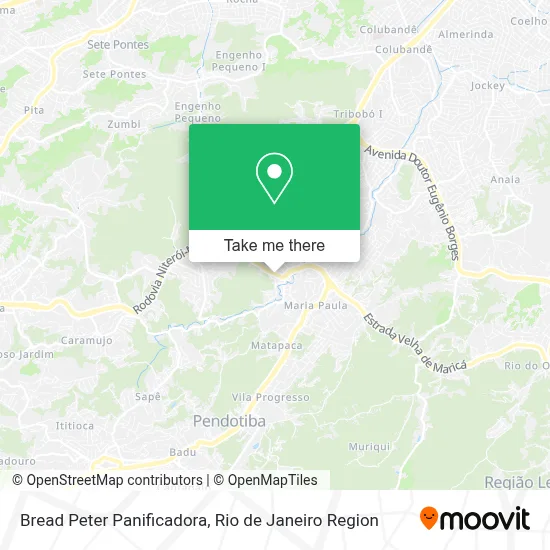 Bread Peter Panificadora map