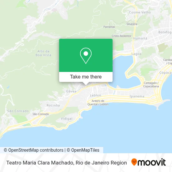 Teatro Maria Clara Machado map