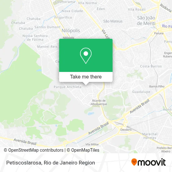 Petiscoslarosa map